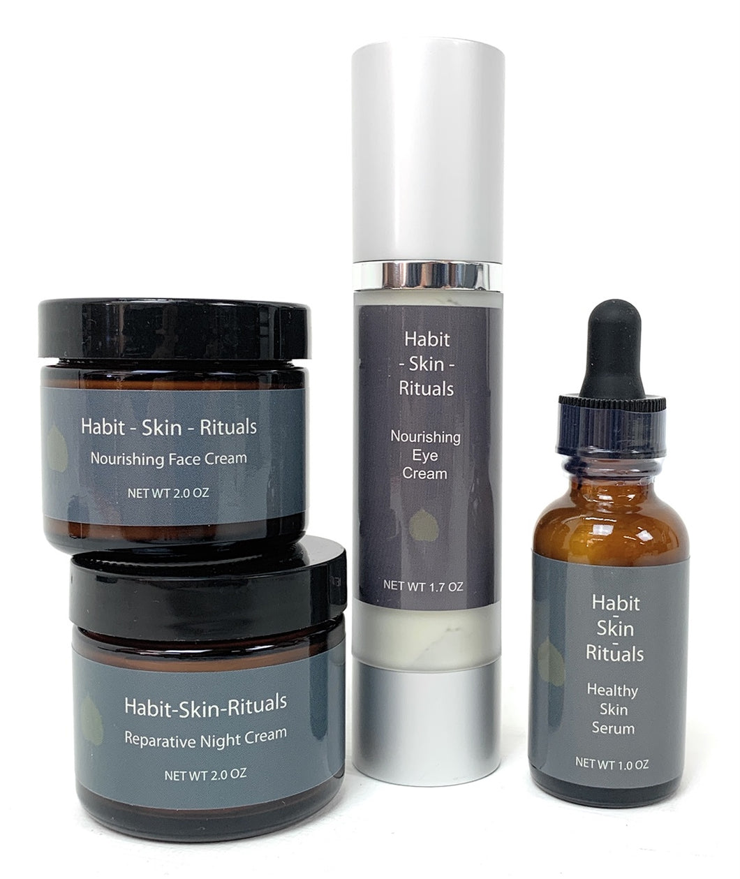 Habit-Skin-Rituals Skin Care Bundle With Face Cream, Night Cream, Skin Serum and Eye Cream